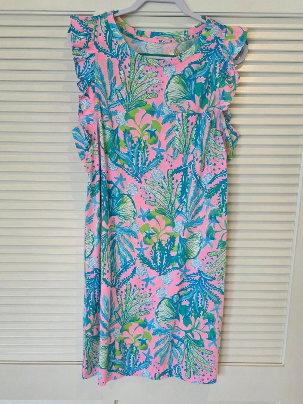 Lilly Pulitzer Laina T Shirt Dress, Mandevilla Baby Hip Nautic, New, Size Large